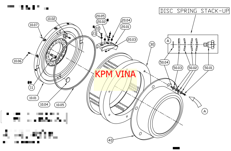 Cpm3022 die carrier components (4 pcs clamp)